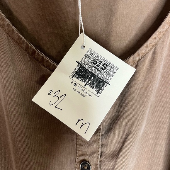 BE COOL Tan Romper NWT - Picture 3 of 3